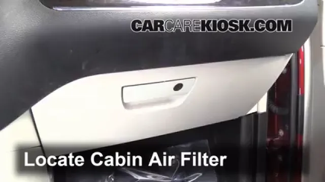 2013 Chrysler Town and Country Touring 3.6L V6 FlexFuel Filtro de aire (interior) Cambio